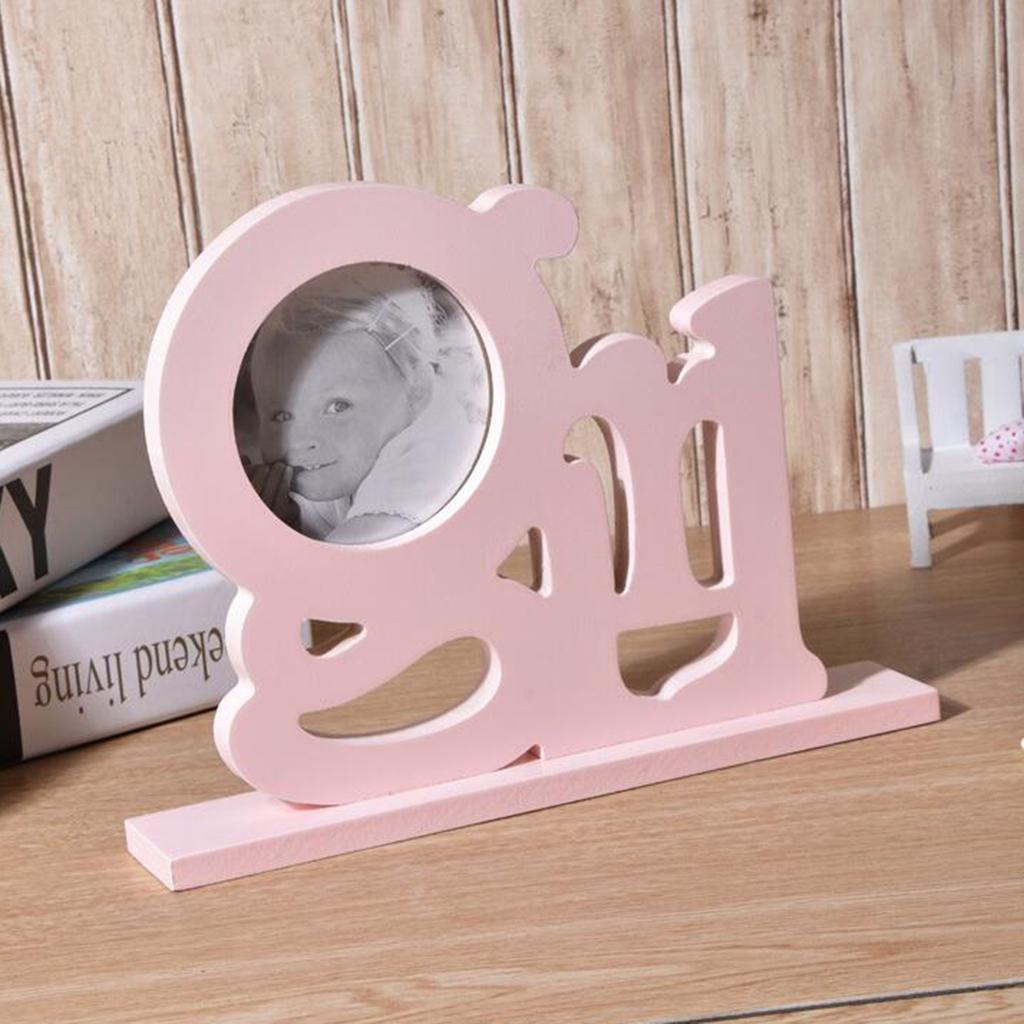 Wedding Baby Shower Photo Booth Prop Selfie Pictures Frame Holder Pink