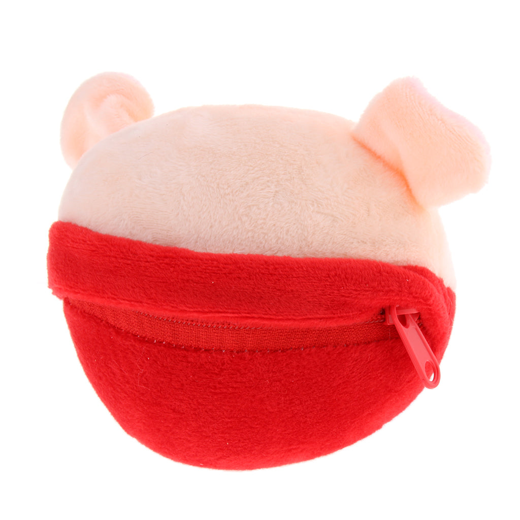 Electric Pig Plush Bouncing Sound Music Ball Baby Interactive Toys Red