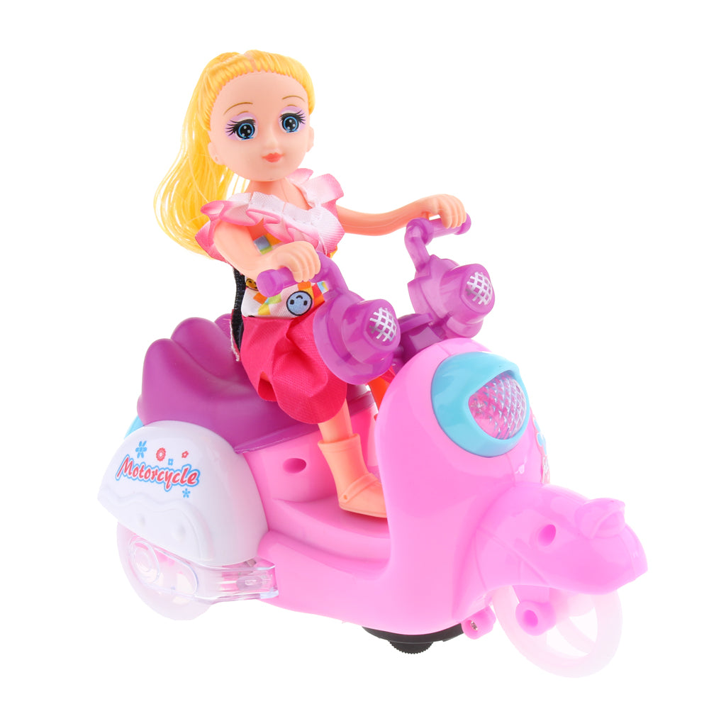 Doll Ride On Motorbike Electric Light Flashing Motorcycle with Music