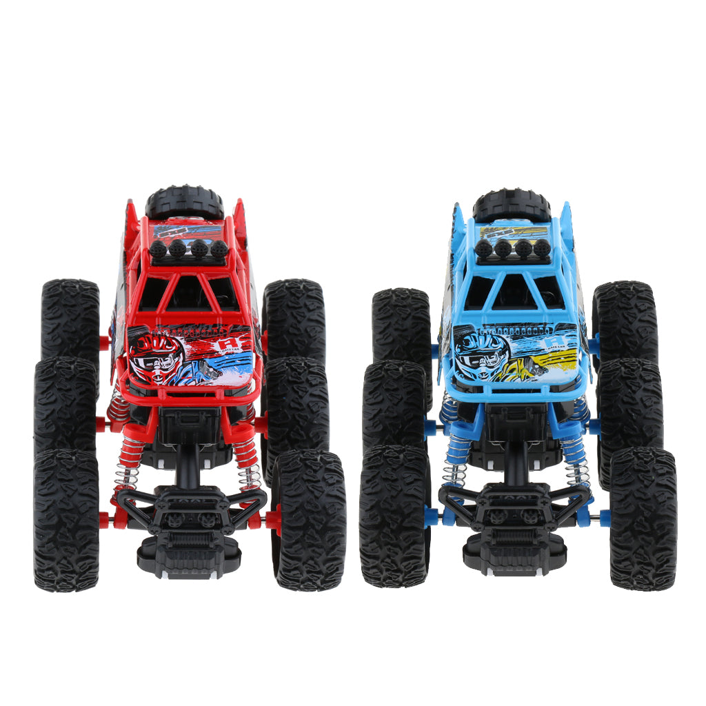 Alloy 6 WD Climbing Vehicle Pull Back Car Toy for Kids Adults Red