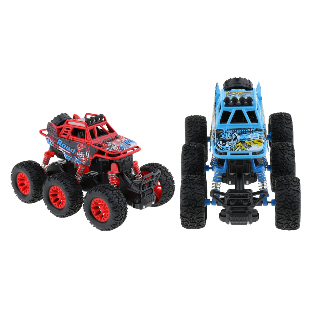 Alloy 6 WD Climbing Vehicle Pull Back Car Toy for Kids Adults Red