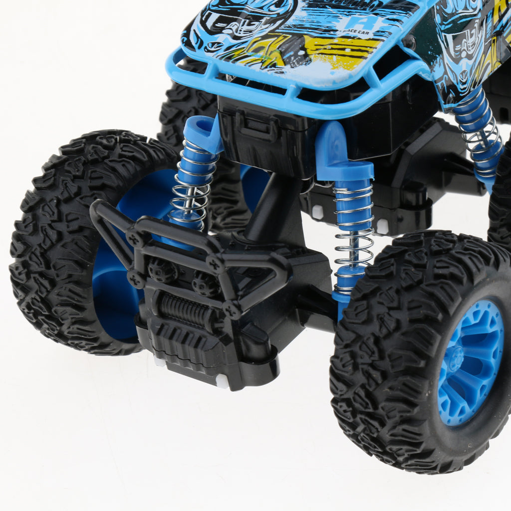 Alloy 6 WD Climbing Vehicle Pull Back Car Toy for Kids Adults Blue