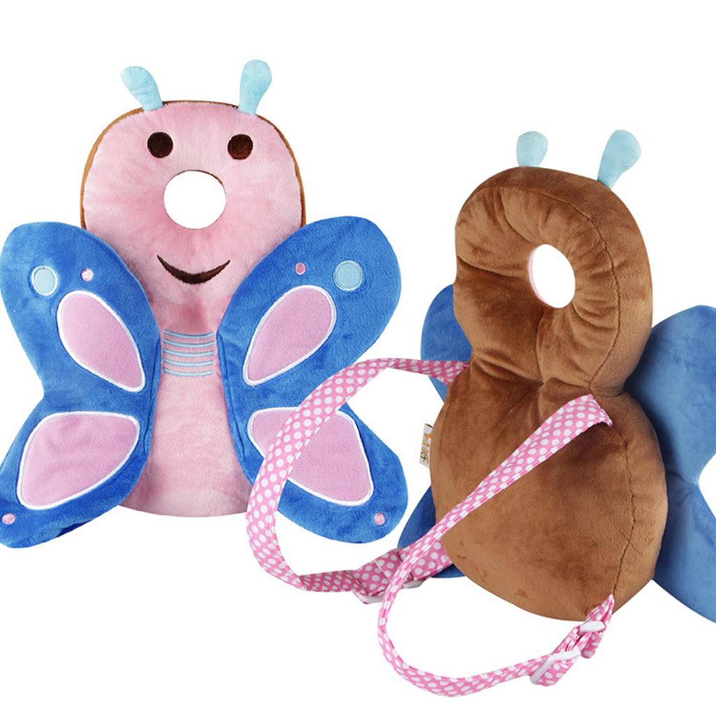 Baby Kids Head Protection Pad Headrest Cushion Drop Resistance Butterfly