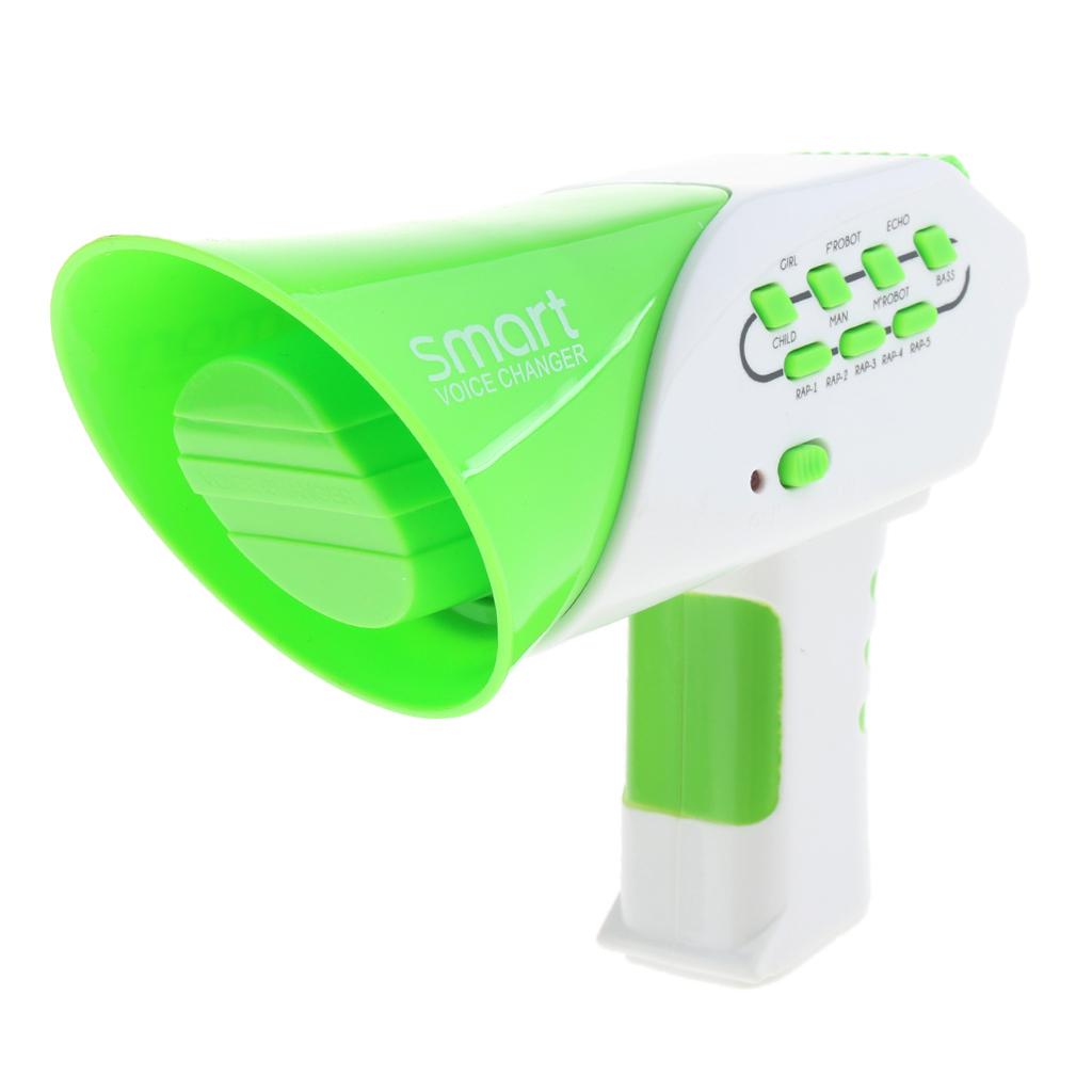 Mini Voice Changer Megaphone Speaker for Kids Prank Toy Party Favor Green