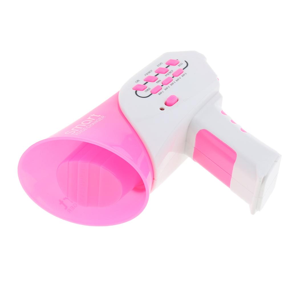 Mini Voice Changer Megaphone Speaker for Kids Prank Toy Party Favor Pink