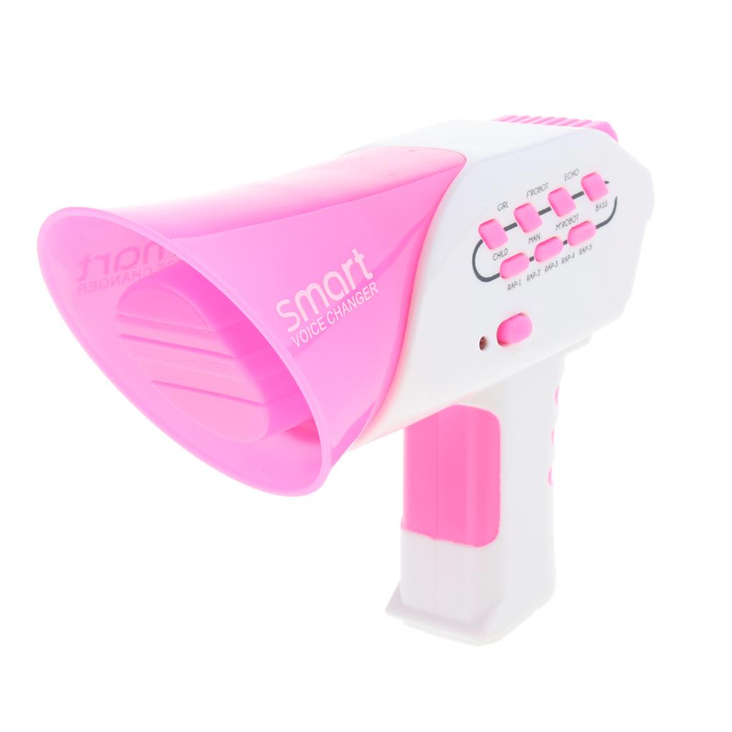 Mini Voice Changer Megaphone Speaker for Kids Prank Toy Party Favor Pink