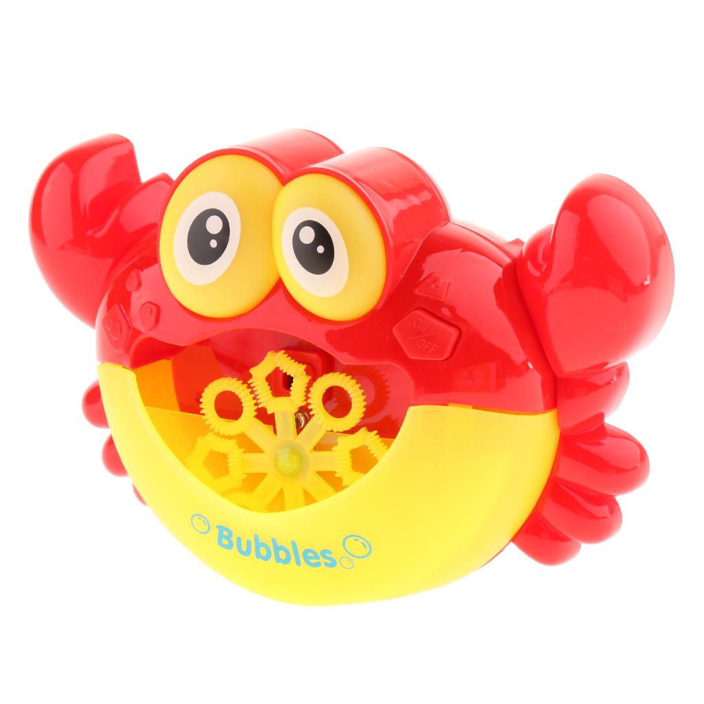 Kids Outdoor Automatic Crab Bubble Machine Maker Park Children Toy