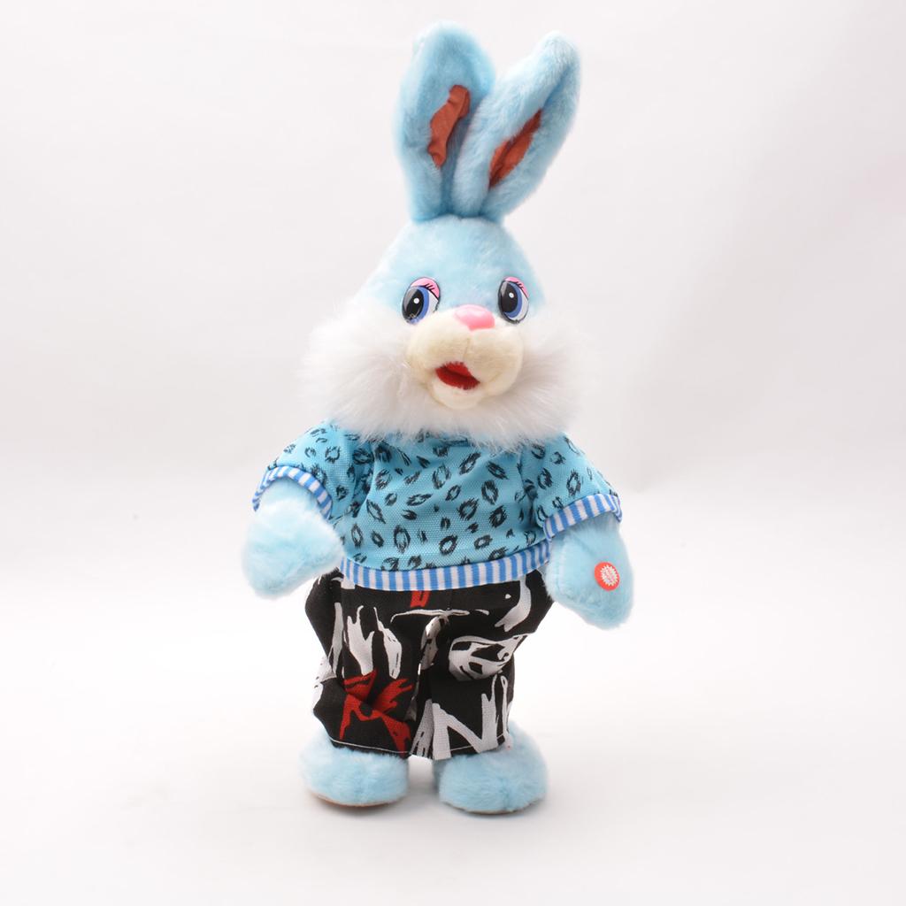 Lovely Electric Dancing Music Plush Animal Dolls For Baby Kids Gift Rabbit