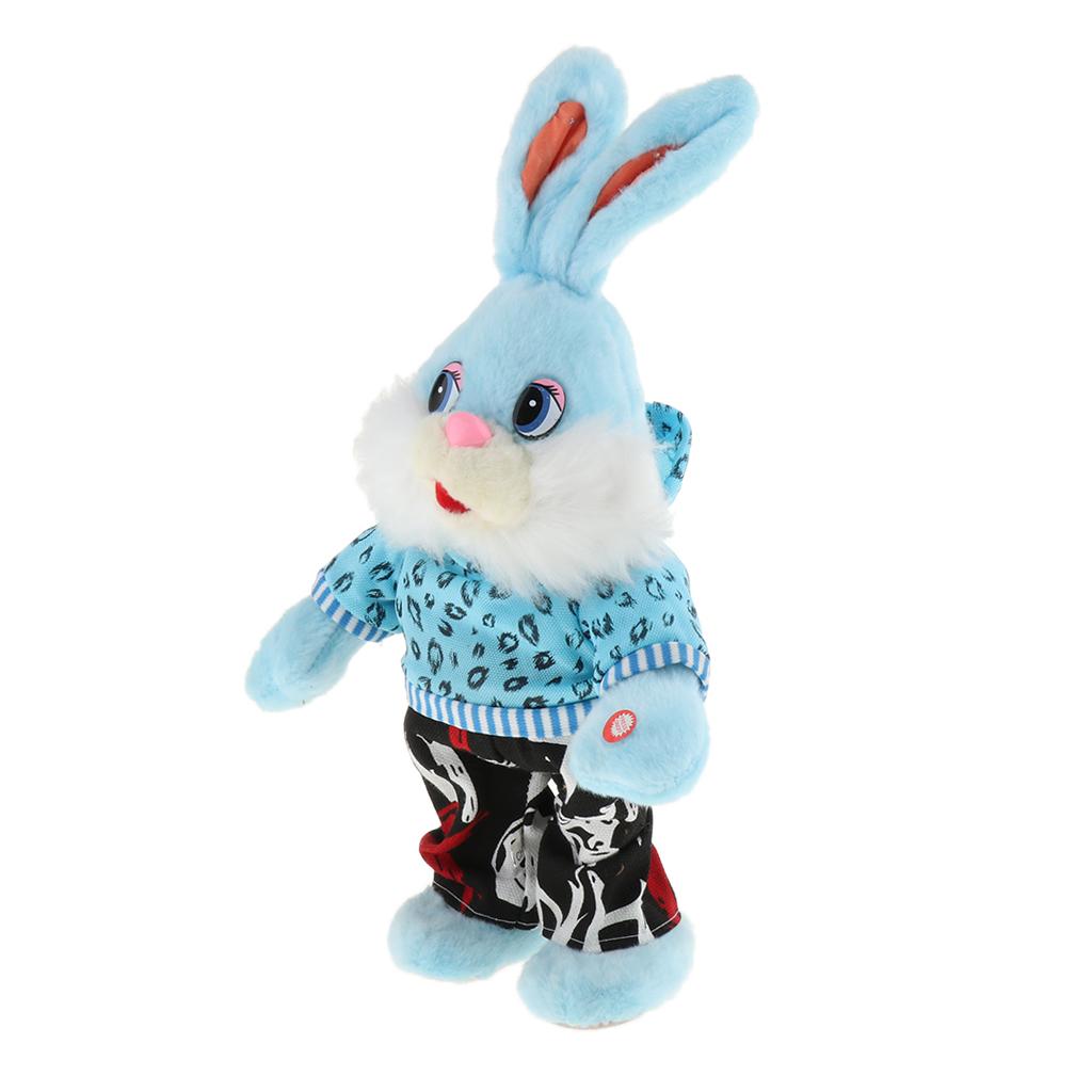 Lovely Electric Dancing Music Plush Animal Dolls For Baby Kids Gift Rabbit