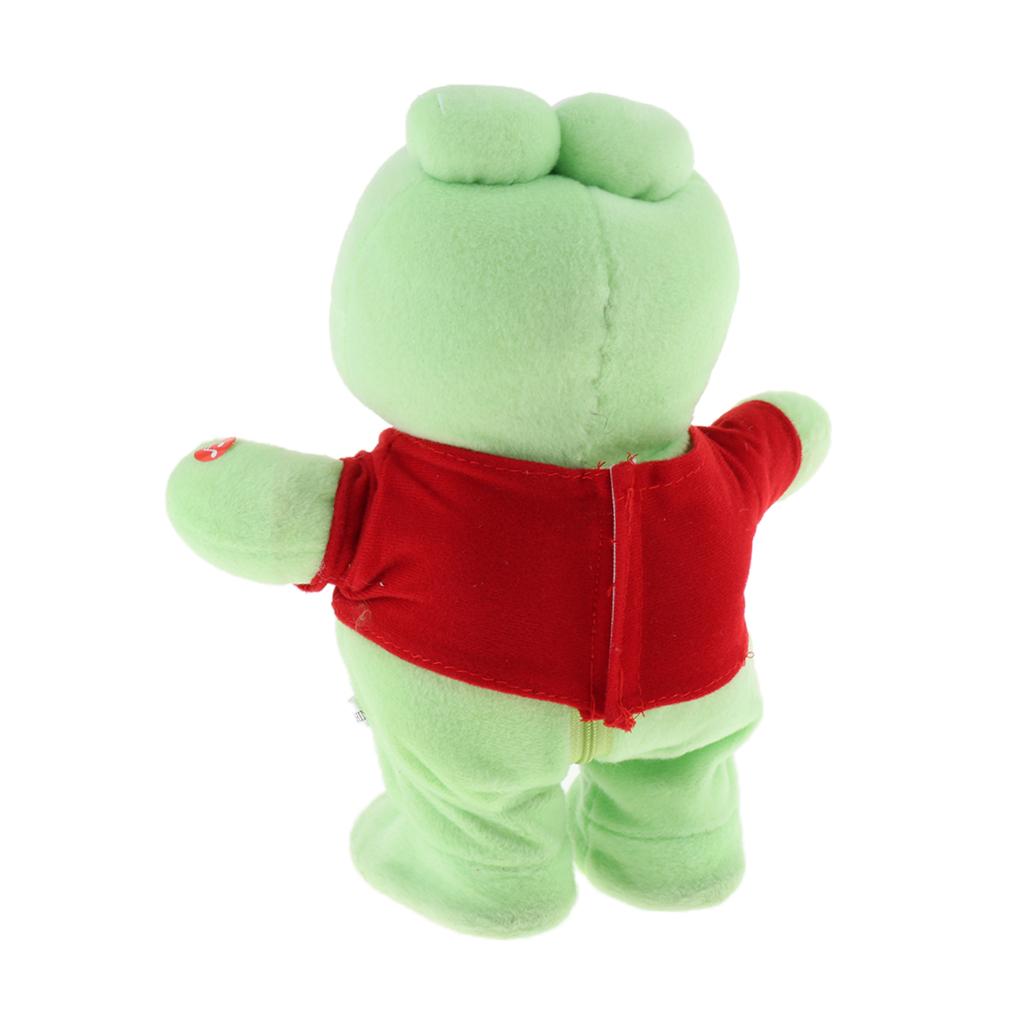 Electronic Animal Musical Toy Singing Walking Doll Plush Kids Frog