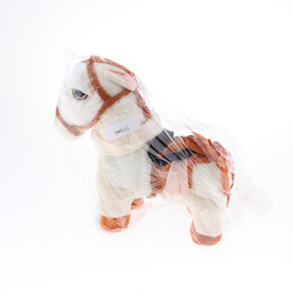 Singing and Walking Horse Soft Toy Electric Plush Toy Pony Music Toys for Baby Children Gifts