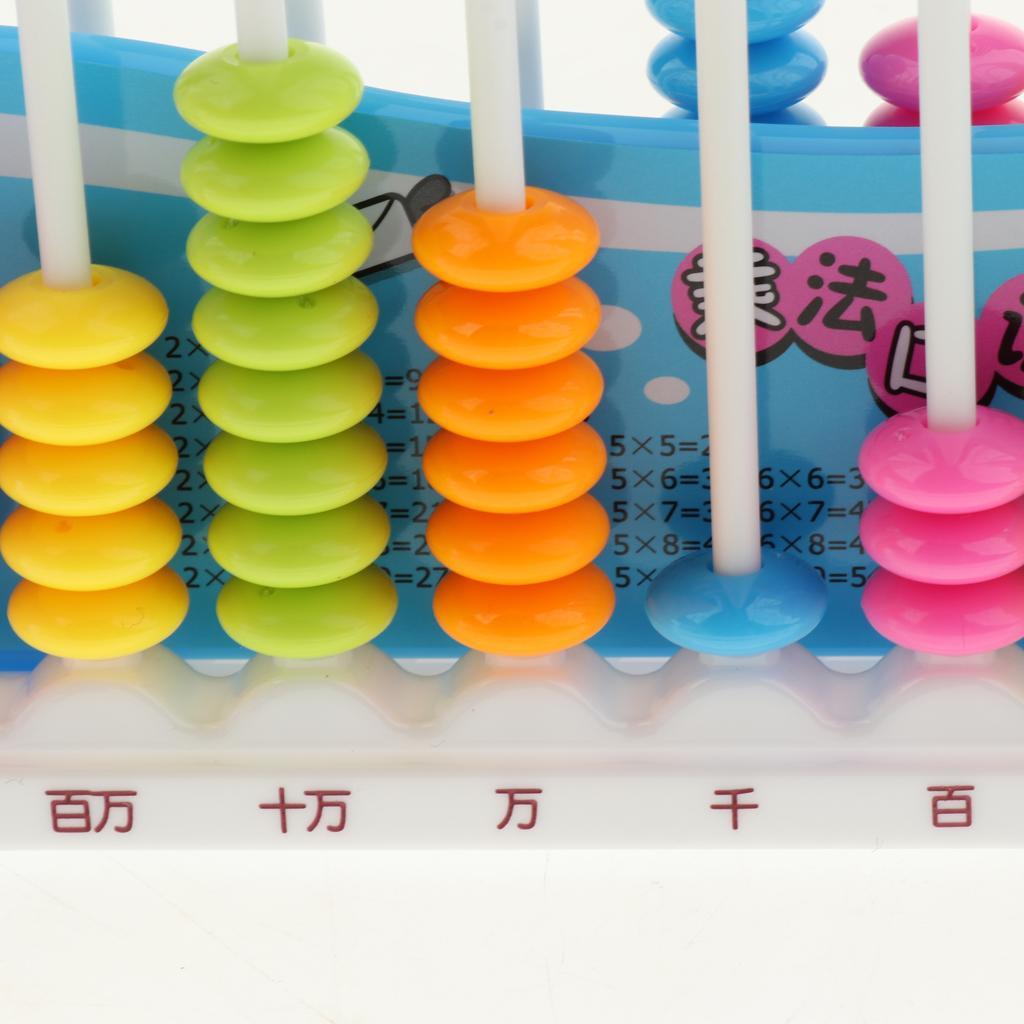 Colorful Counting Frame Math Numbers Counting Beads Abacus Toy for Kids