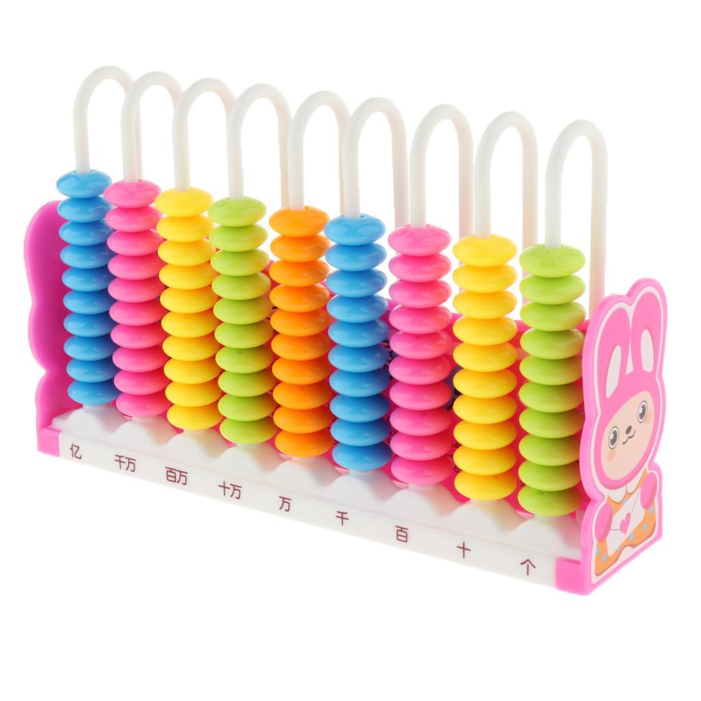 Colorful Counting Frame Math Numbers Counting Beads Abacus Toy for Kids
