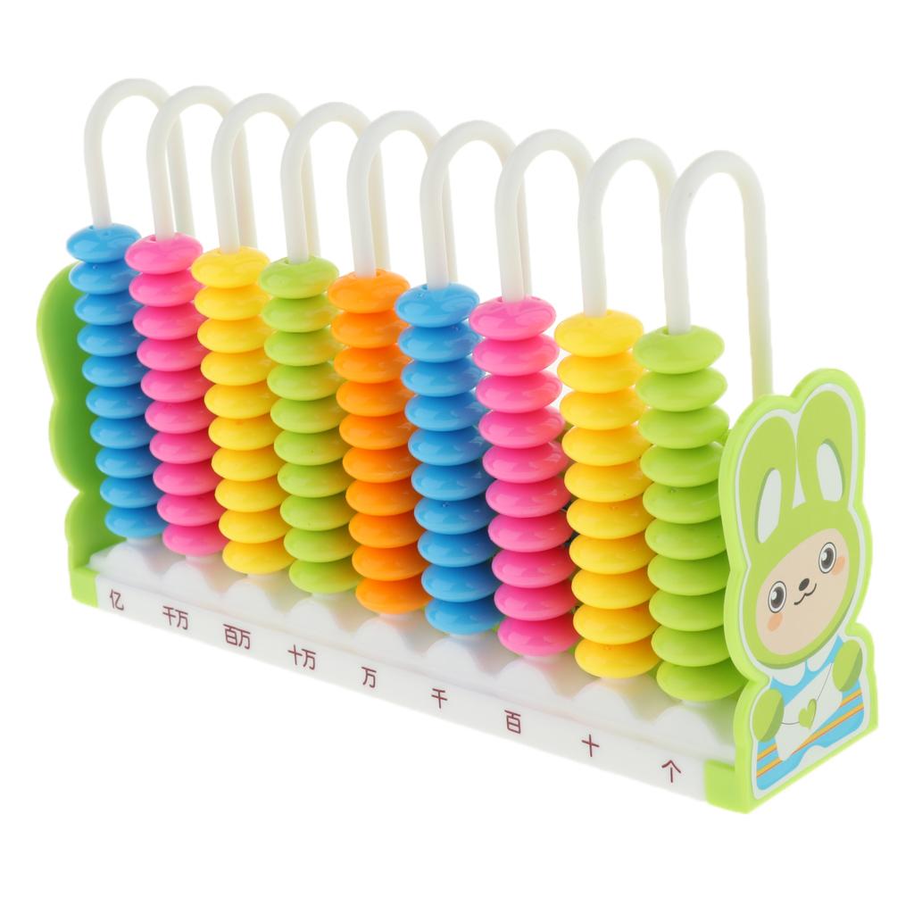 Colorful Counting Frame Math Numbers Counting Beads Abacus Toy for Kids