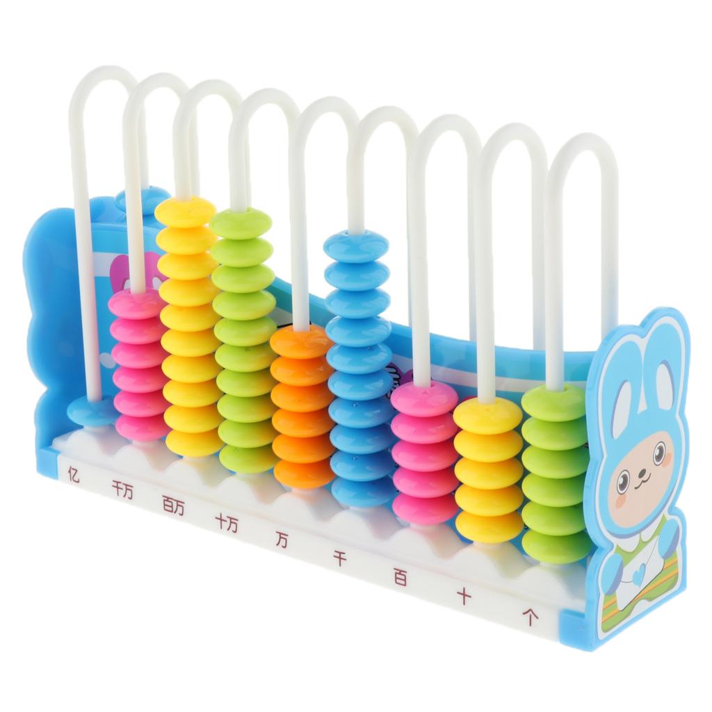 Colorful Counting Frame Math Numbers Counting Beads Abacus Toy for Kids