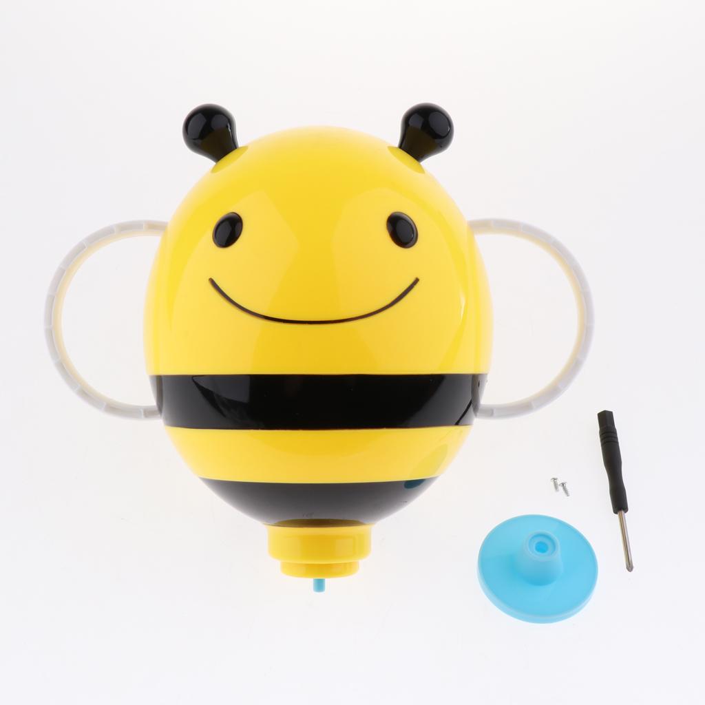 Baby Bath Toys Cartoon Bee Shaped Water Pump Bathtub Toys Bathtime Fun Toys