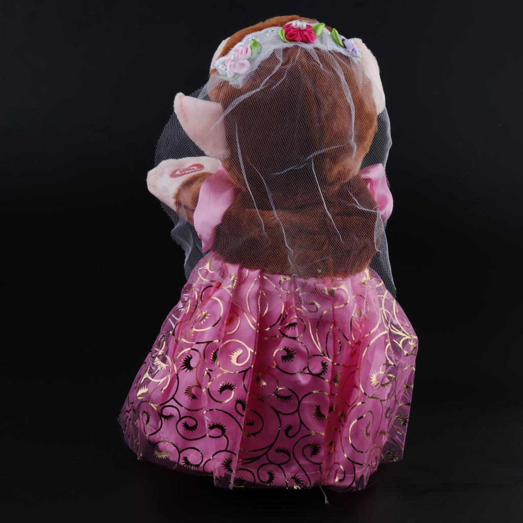 Children Electronic Monkey Toy Electric Plush Animal Singing Dancing For Kid