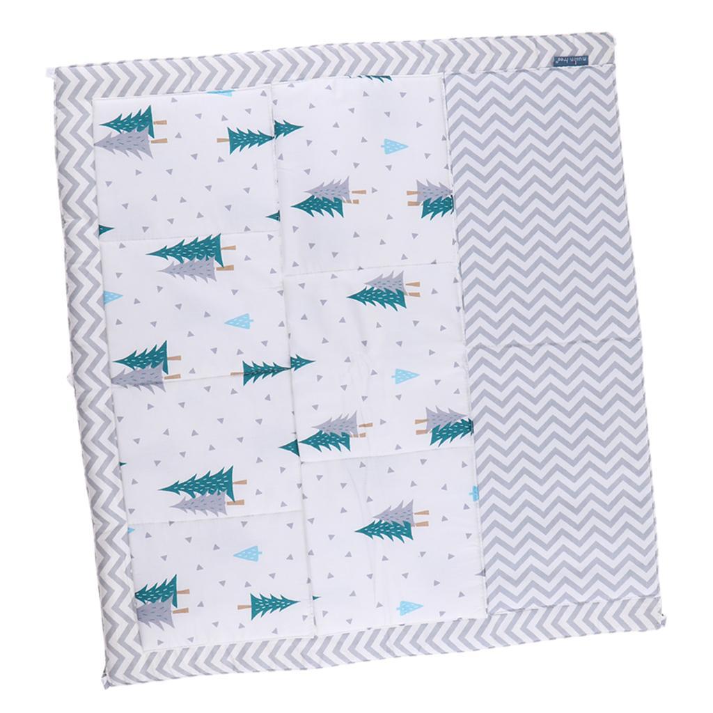 Baby Cot Bed Crib Nursery Hanging Storage Organizer Bag Green Trees