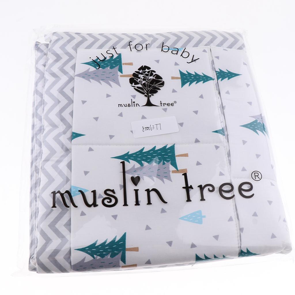 Baby Cot Bed Crib Nursery Hanging Storage Organizer Bag Green Trees