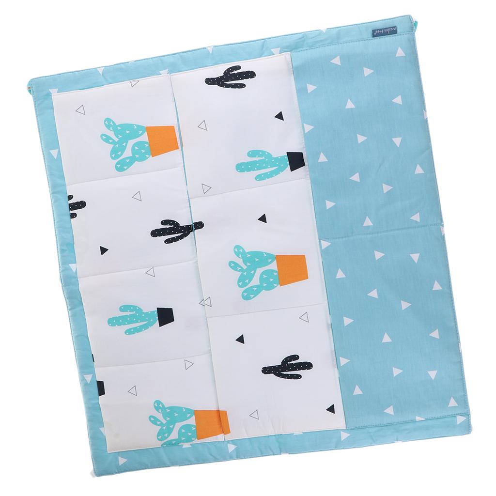 Baby Cot Bed Crib Nursery Hanging Storage Organizer Bag Cactus