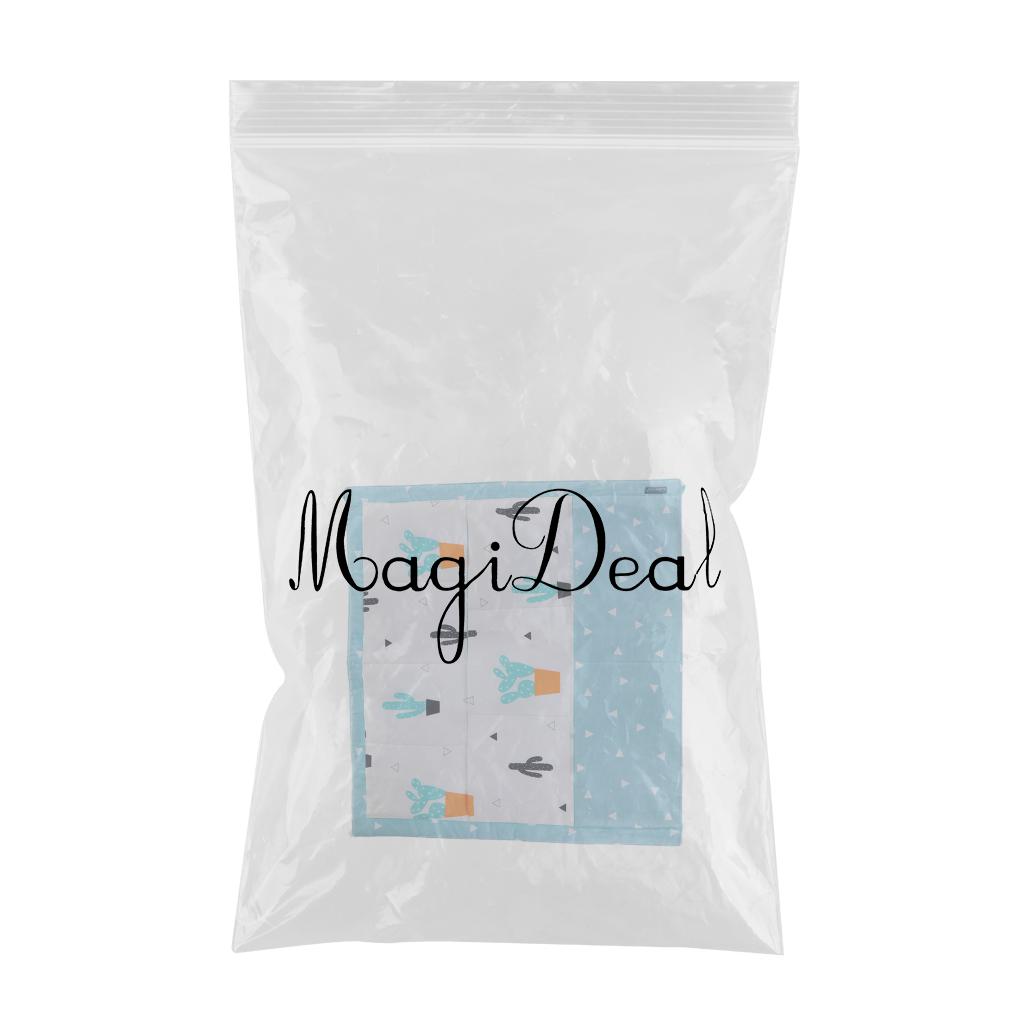 Baby Cot Bed Crib Nursery Hanging Storage Organizer Bag Cactus