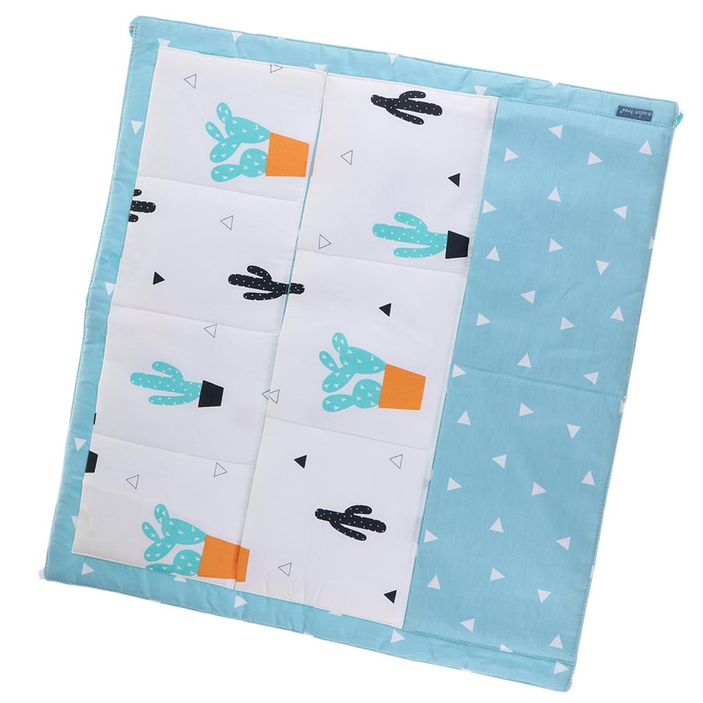 Baby Cot Bed Crib Nursery Hanging Storage Organizer Bag Cactus