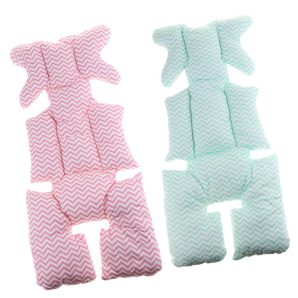Baby Stroller Cushion Seat Cover Nappy Pad Cotton Mat Mattress Pink