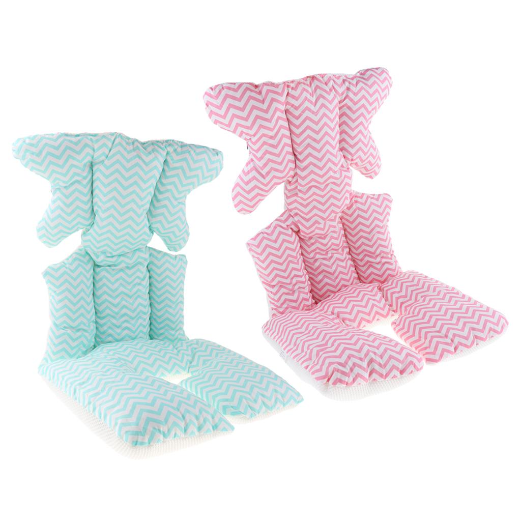 Baby Stroller Cushion Seat Cover Nappy Pad Cotton Mat Mattress Pink