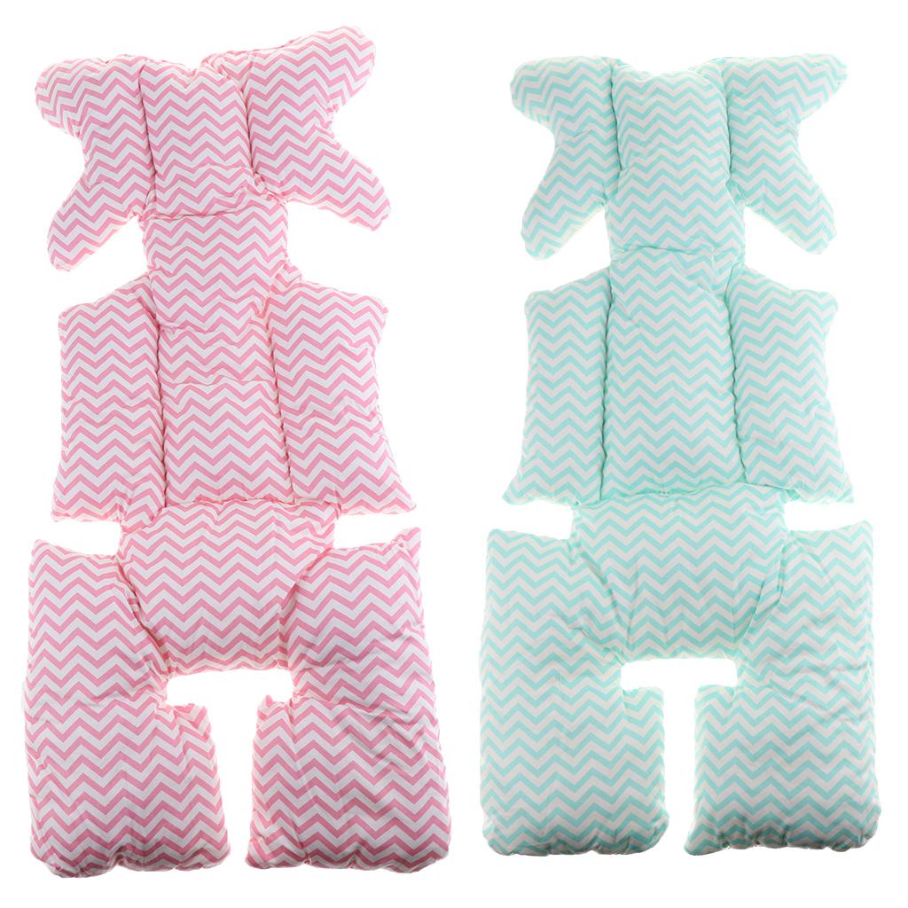 Baby Stroller Cushion Seat Cover Nappy Pad Cotton Mat Mattress Pink