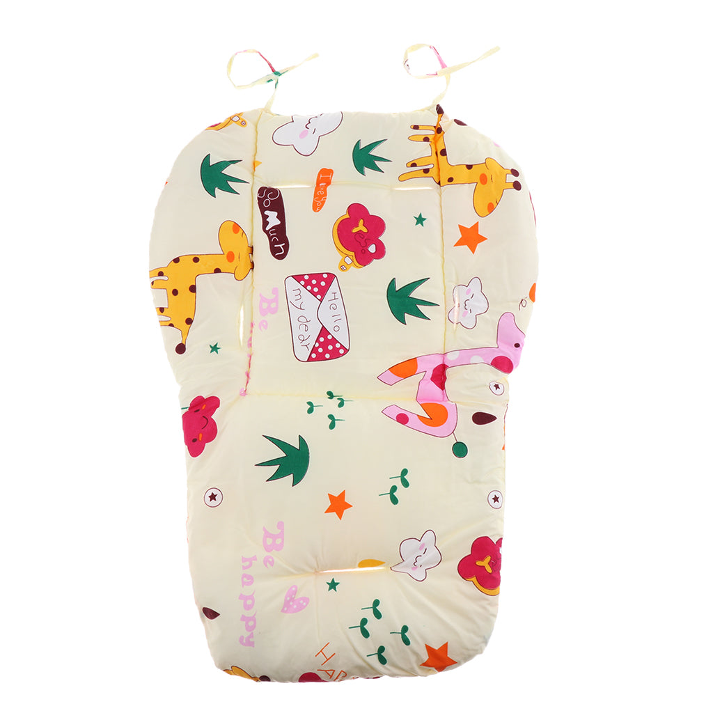 Baby Stroller High Chair Seat Cushion Liner Mat Pad Cover Protector  Giraffe