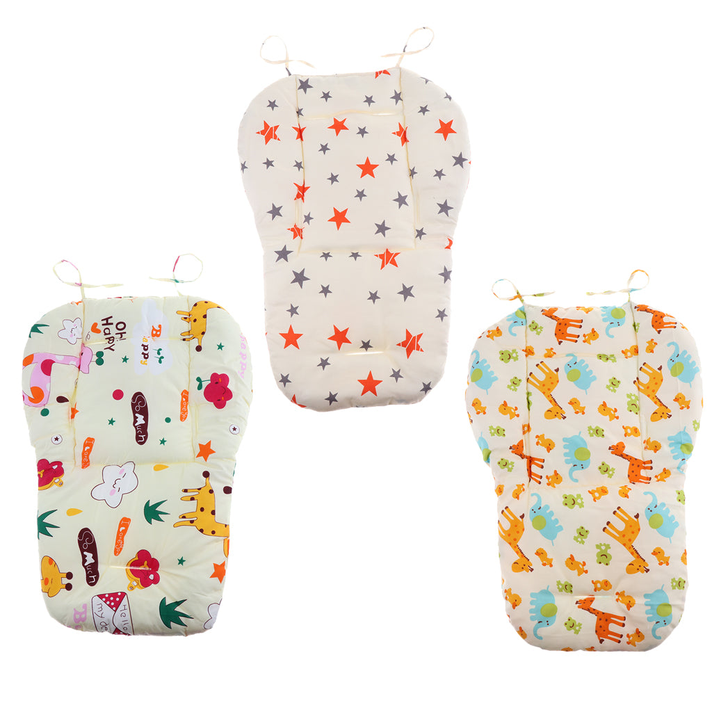 Baby Stroller High Chair Seat Cushion Liner Mat Pad Cover Protector  Giraffe