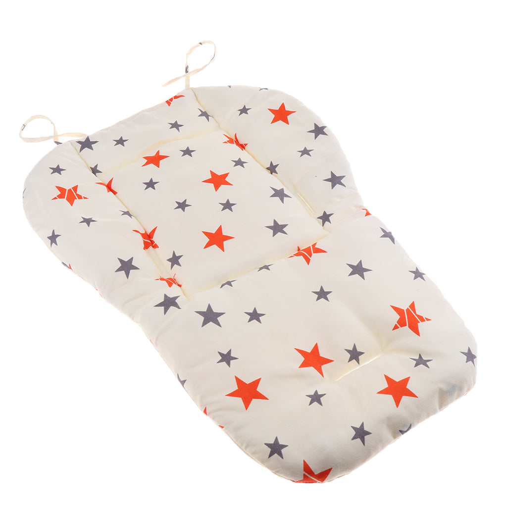 Baby Stroller High Chair Seat Cushion Liner Mat Pad Cover Protector  Star