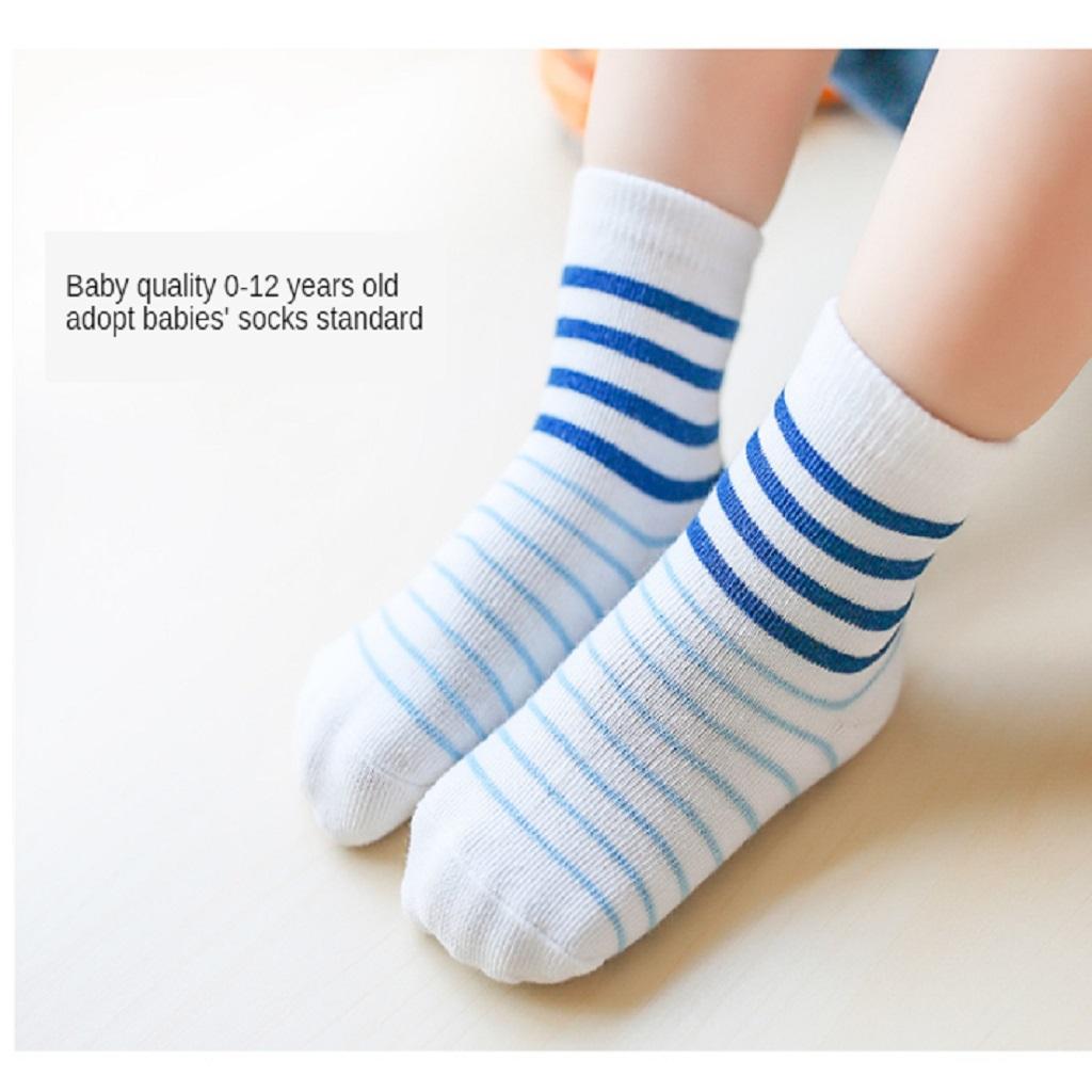 Newborn Baby Socks Spring and Autumn Middle Tube Child Socks Khaki