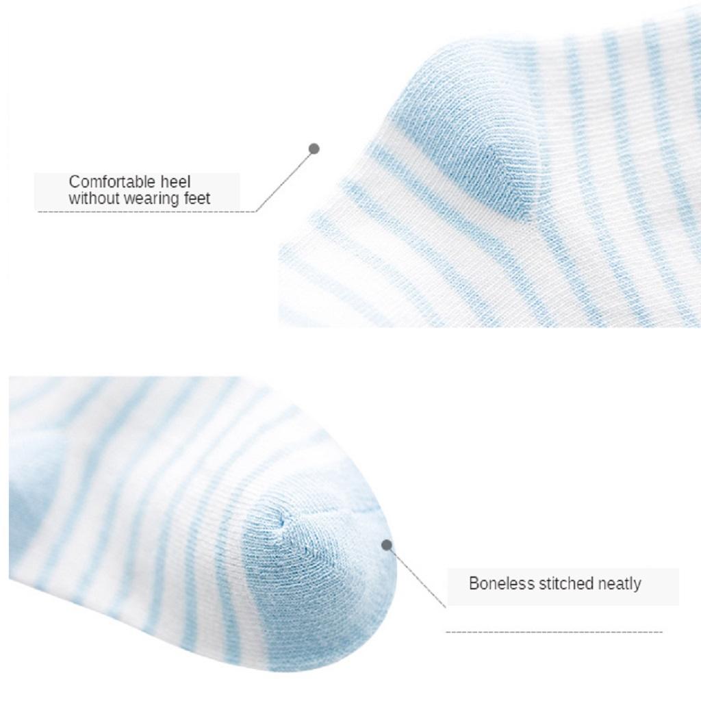 Newborn Baby Socks Spring and Autumn Middle Tube Child Socks Gray