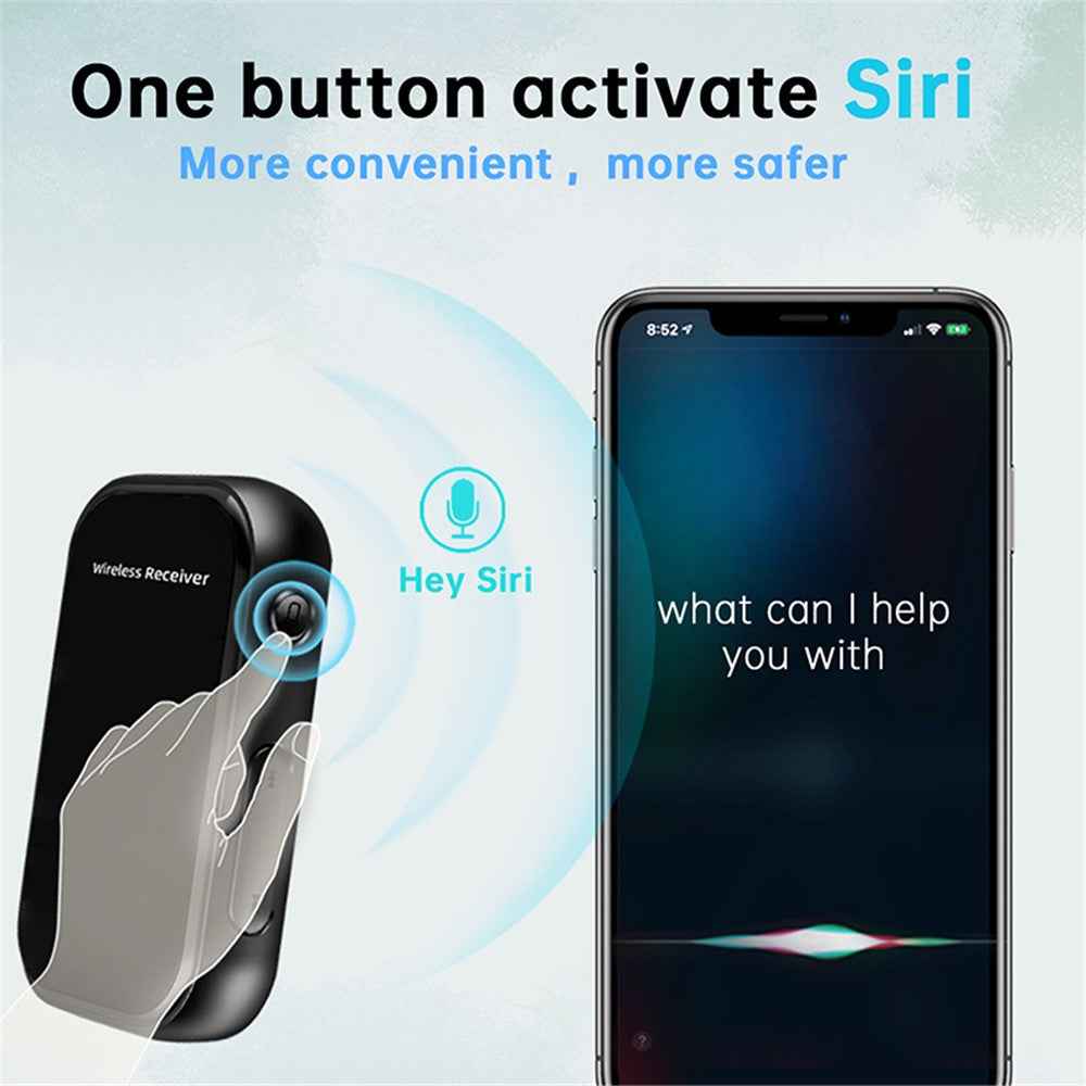 BT15 AUX Car Bluetooth-compatible 5.0 Audio Receiver Noise Reduction Bluetooth-compatible Call Adapter