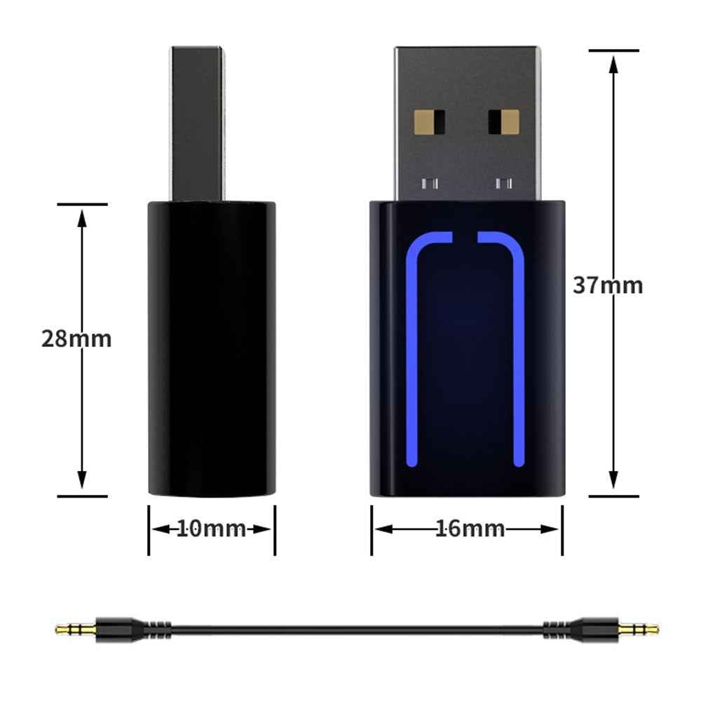 E6 Bluetooth-compatible Audio Receiver Dual Output Hands-Free Call Bluetooth-compatible Adapter for Cars, Speakers, Amplifiers