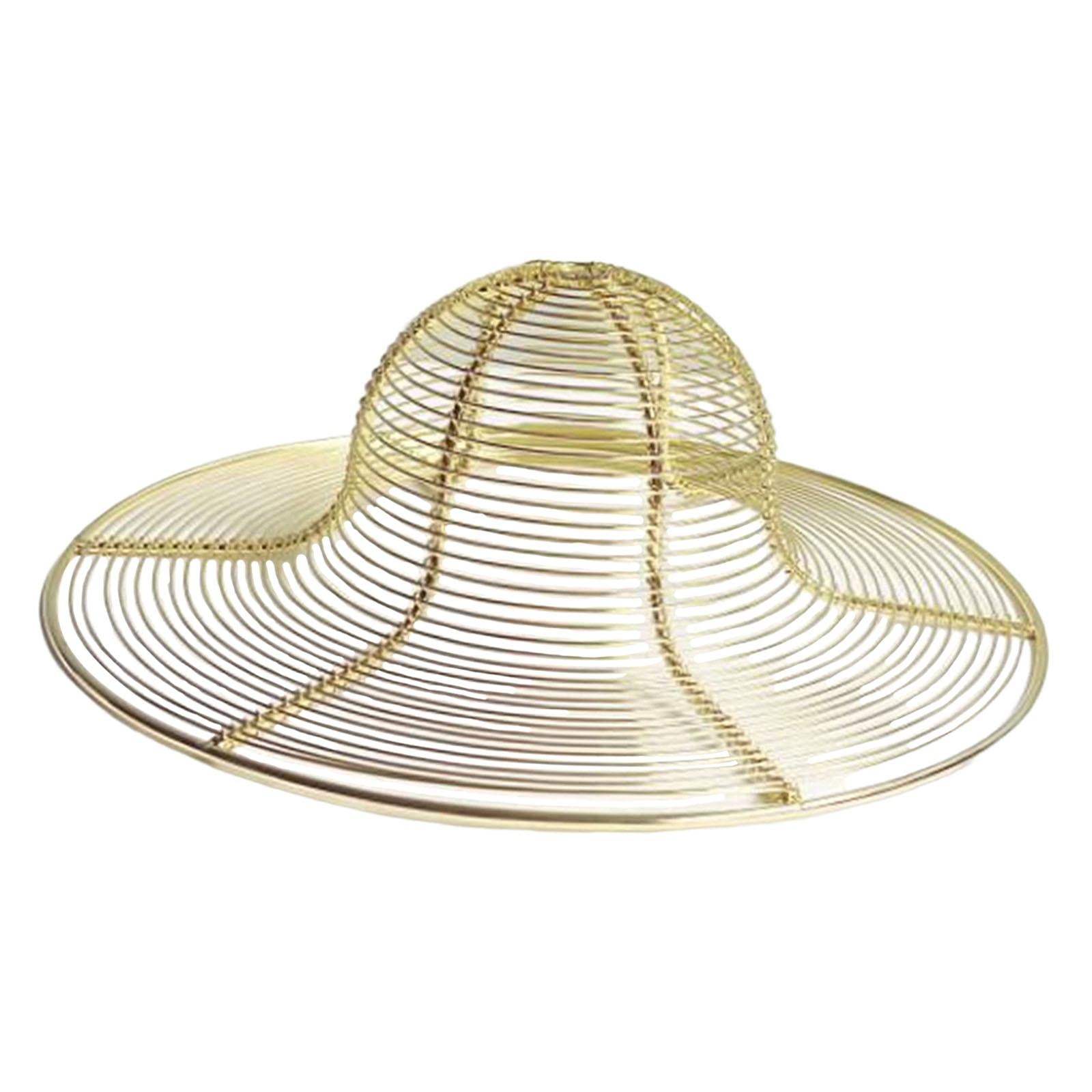 Metal Hat Rack Stable Gold Modern Display Stand Bracket for Fedoras Small