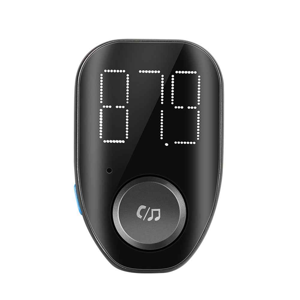 Dual USB Car Charger Bluetooth-compatible FM Transmitter Hands Free Car Kit Support TF Card / U Disk Play