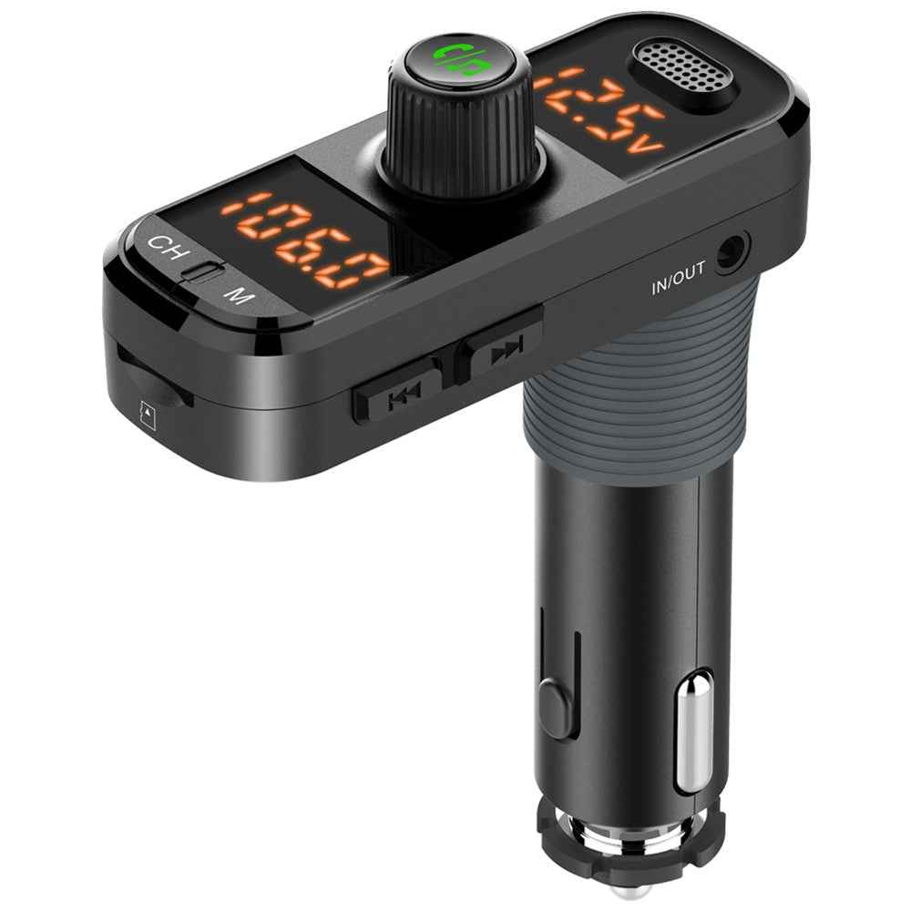 BC70 Car MP3 Bluetooth-compatible Hands-free FM Transmitter Radio Music Player Dual USB QC3.0+PD Charger