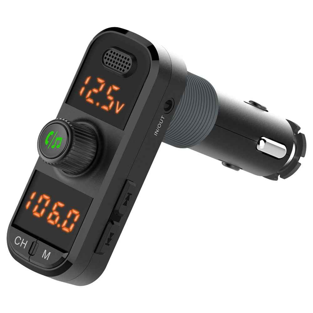 BC70 Car MP3 Bluetooth-compatible Hands-free FM Transmitter Radio Music Player Dual USB QC3.0+PD Charger