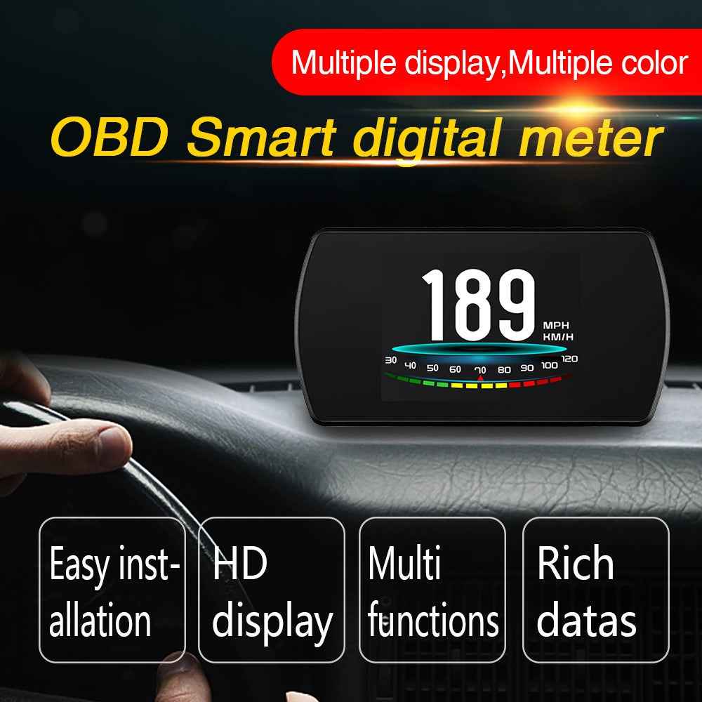 P12 Car HUD Head Up Display OBD2 On-board Diagnostic Digital Display