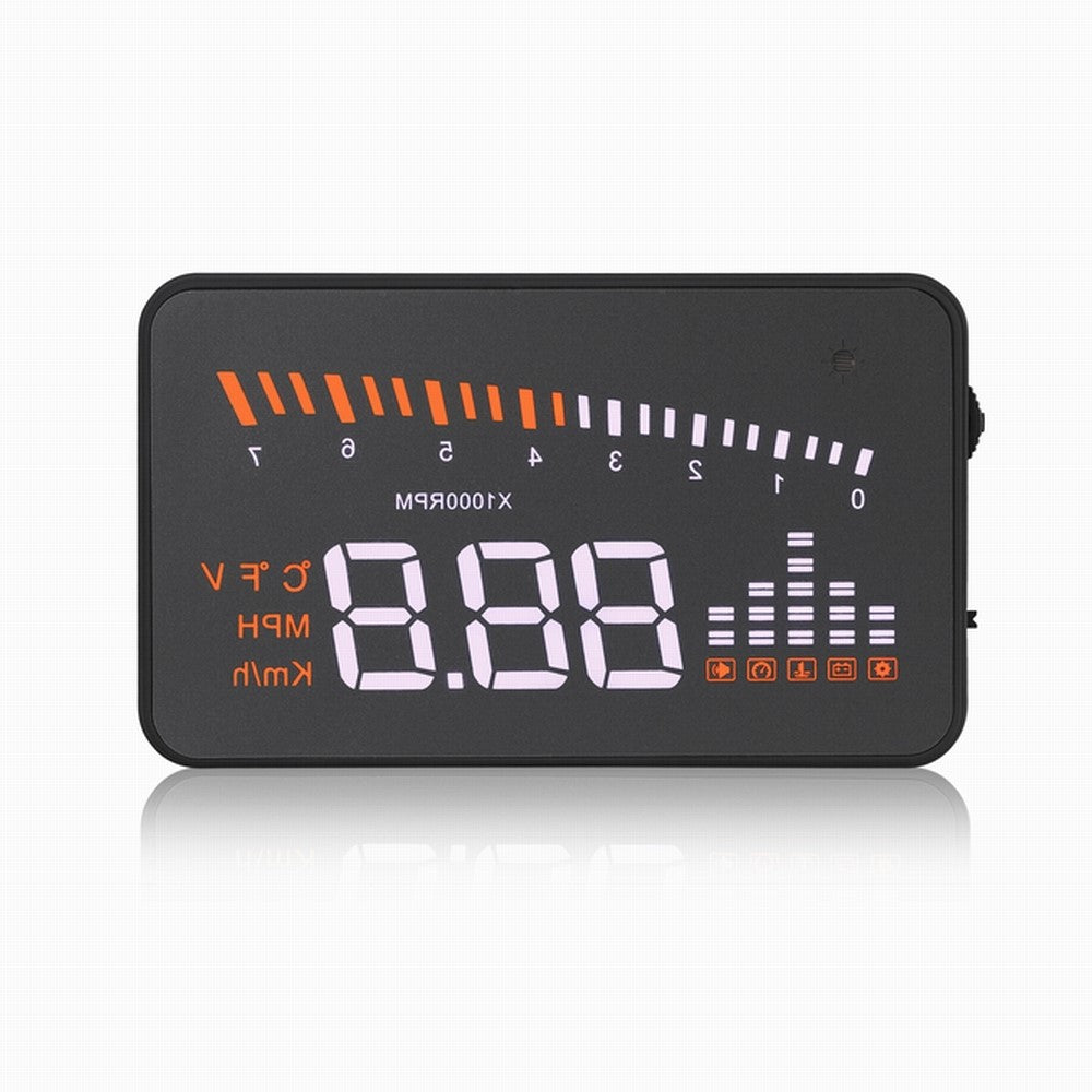 X5 3.0-inch Automatic OBD II Universal Car HUD Fuel icon Head Up Display LED Screen