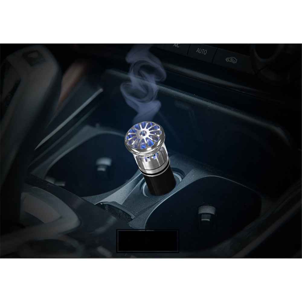 Mini Ionic Air Purifier Freshener Auto Car Fresh Air Anion Ionic Purifier - Black