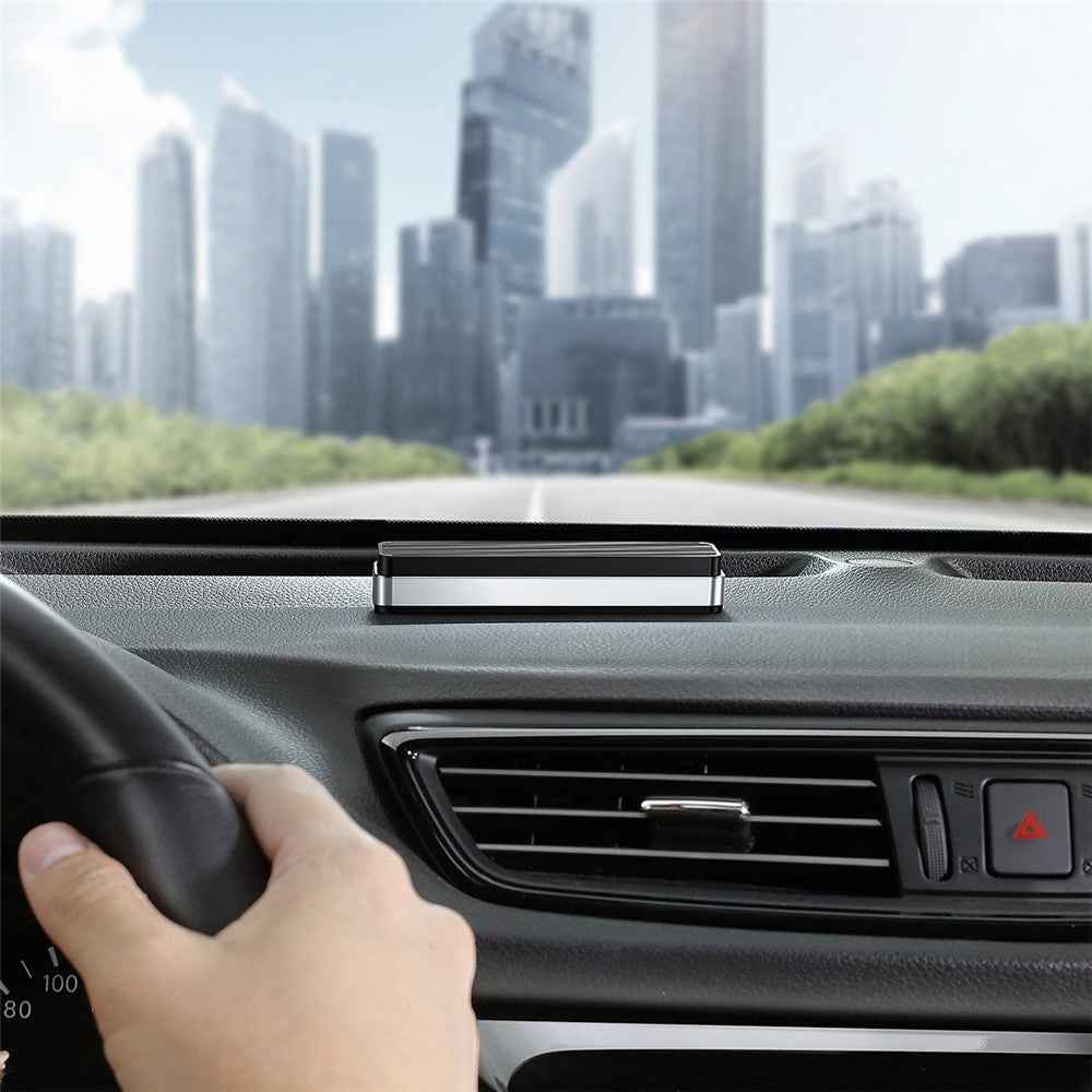 BASEUS Car Temporary Parking Number Plate Luminous Car Parking Card Phone Number Card - Grey