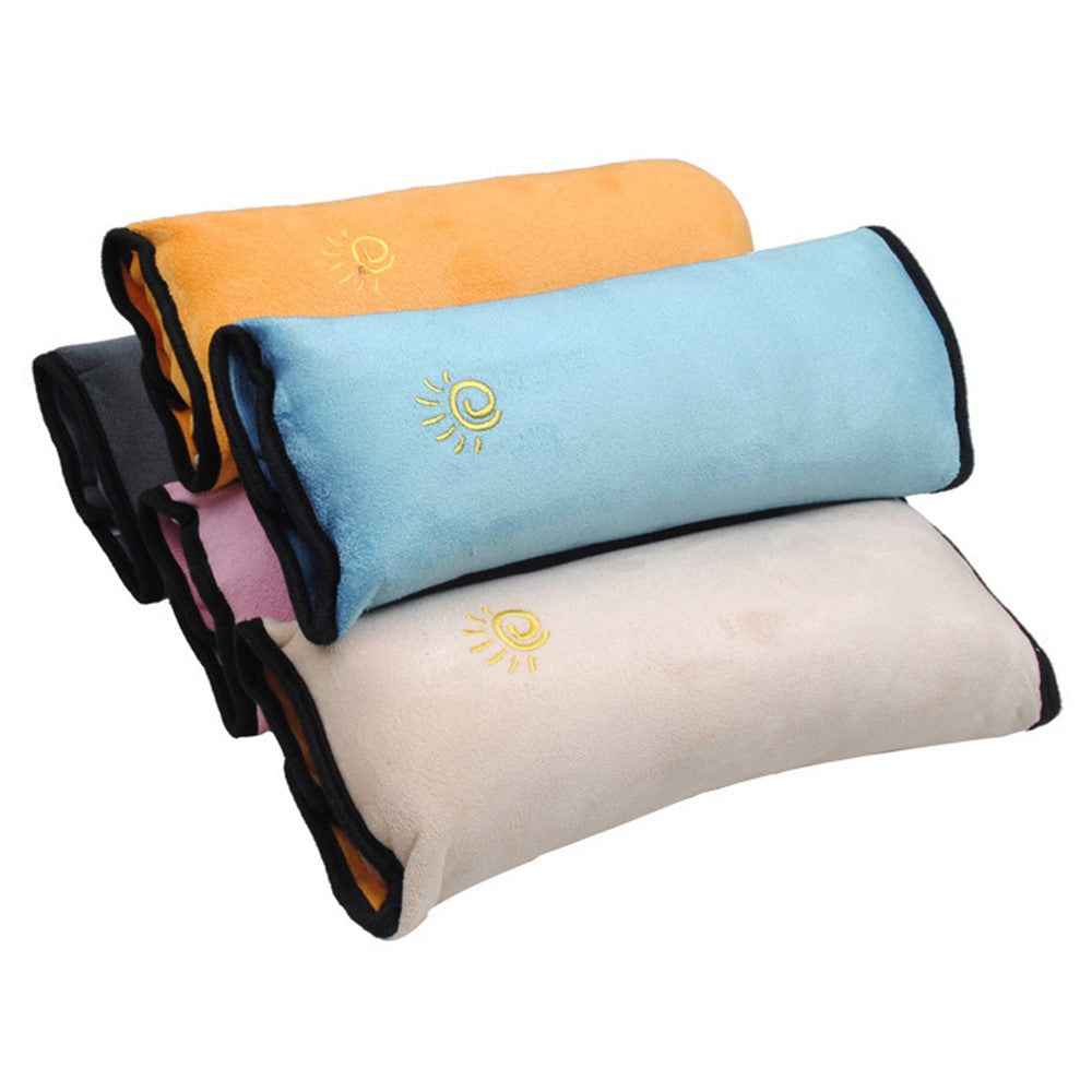 Comfortable Suede Shoulder Pad Car Seat Belt Cushion for Kids Children - Blue