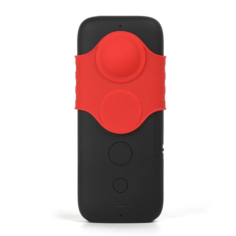 Sunnylife IST-BHT627 Silicone Protective Case for Insta360 ONE X (Red)