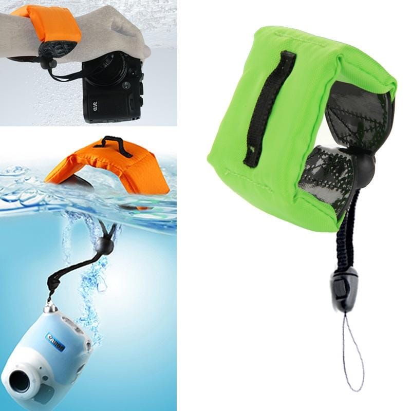 Submersible Floating Bobber Hand Wrist Strap for Gopro Hero GoPro  NEW HERO /HERO6   /5 /5 Session /4 Session /4 /3+ /3 /2 /1, Xiaoyi and Other Action Cameras (Green)