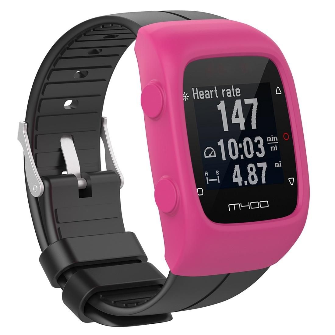 Smart Watch Silicone Protective Case for POLAR M430 (Rose Red)