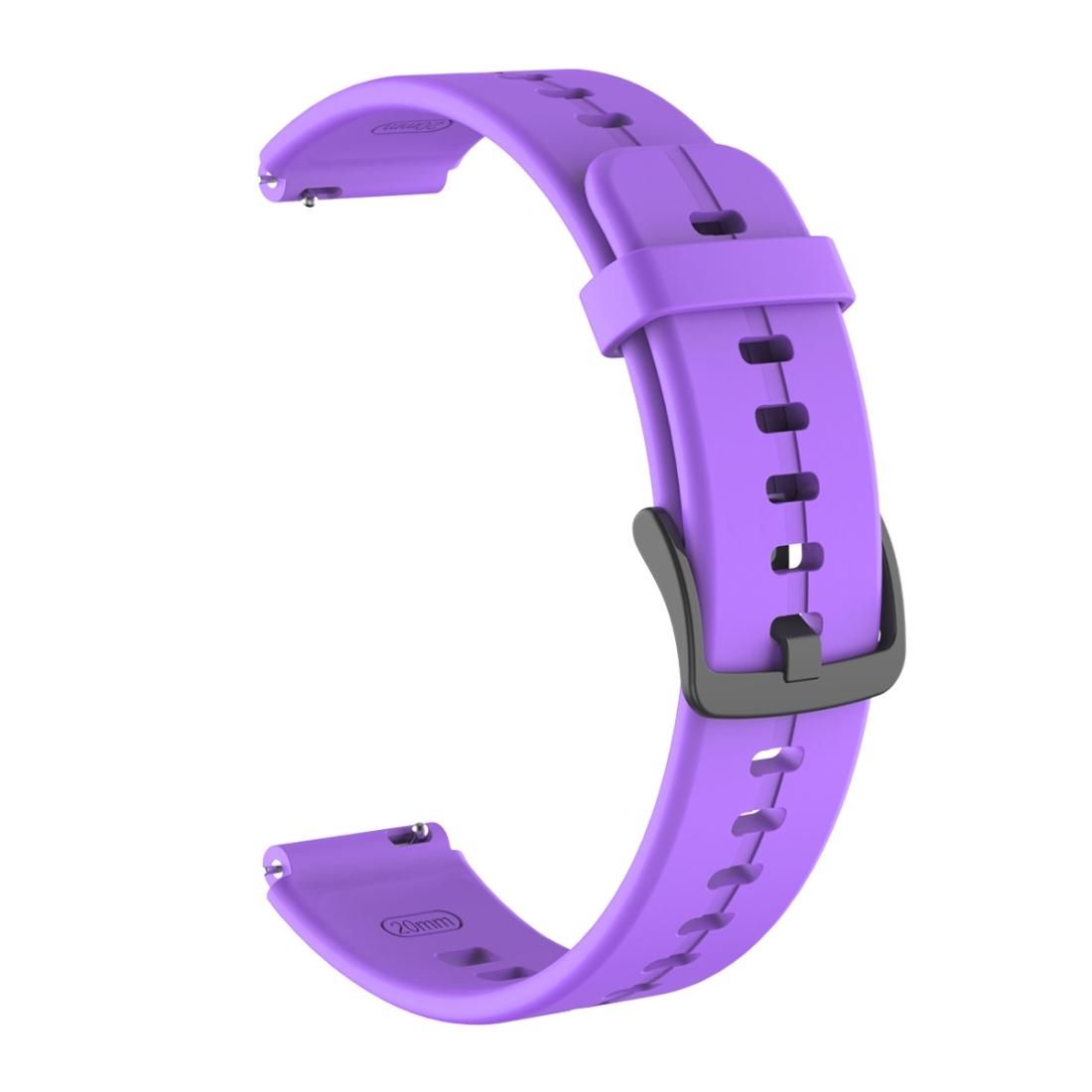 For Huawei TalkBand B6 Silicone Replacement Strap Watchband (Purple)