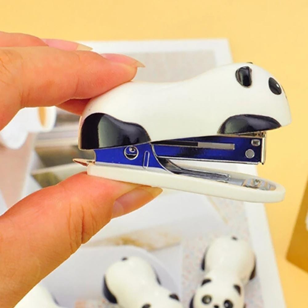 Deli Creative Stationery Small Panda Stapler Office School Stapler